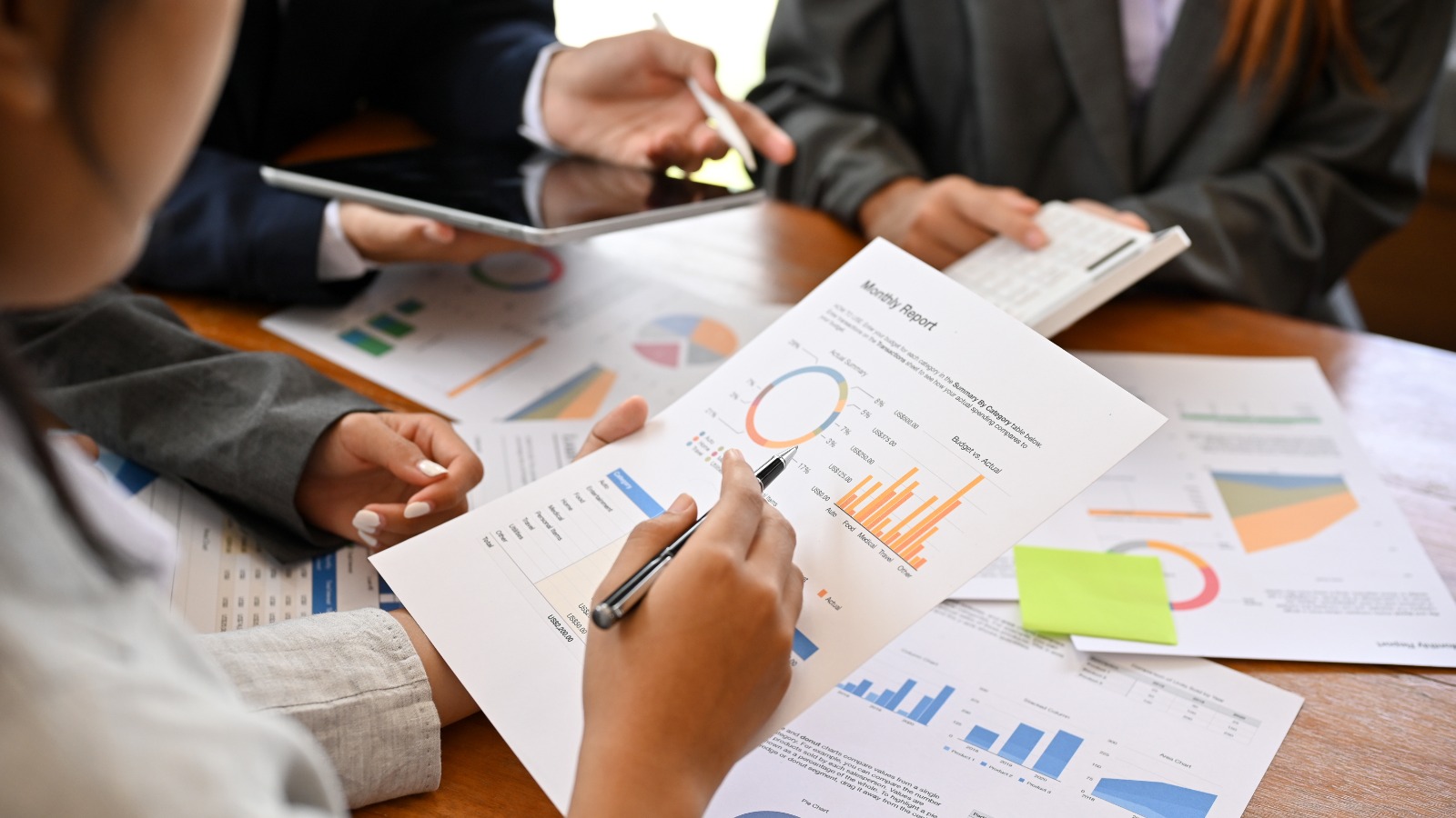 Professional negotiation meeting